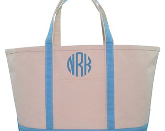 Set of 6, Personalized Large Totes, Bridesmaids Gift, Bridal Party Gift, Wedding Party Gift, Beach Wedding, Canvas Tote, Monogram Bag