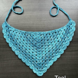 Handmade 100% Cotton Crochet Bandana