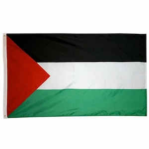 Bandiera della Palestina Gaza Striscione palestinese al chiuso o all'aperto
