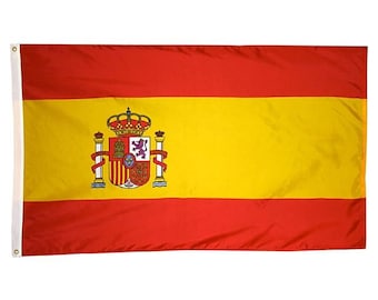 Flaga Hiszpanii Baner España do użytku wewnątrz i na zewnątrz