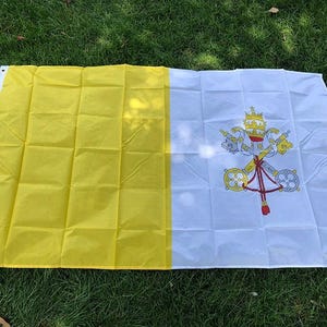 Bandera del Vaticano Estandarte nacional de la Ciudad del Vaticano Interior o exterior