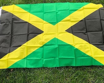 Jamaican Flag National Banner of Jamaica Indoor or Outdoor 3x5 ft
