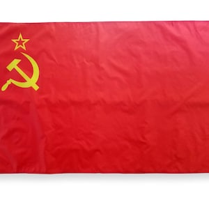 Sovjetunionens flagga för CCCP kommunistiska Ryssland nationella flagga inomhus utomhus