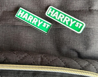 Harry Street Pin | NYC Pop-Up Exclusive Mini St Sign | MSG KISSCO Tour Merch
