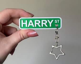 Harry Street Keychain | NYC Pop-Up Exclusive Mini St Sign | MSG KISSCO Tour Merch
