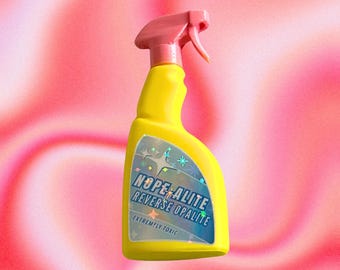 Nope-Alite Reverse Opalite Magic Spray Bottle Figurine or Keychain | 3D Printed