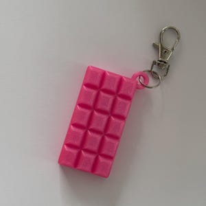 Sabrina Sweet Tooth Perfume Keychain Charm or Figurine | Espresso, Lemon Pie, Cherry | 3D-Printed Sugar (Pink Glitter)
