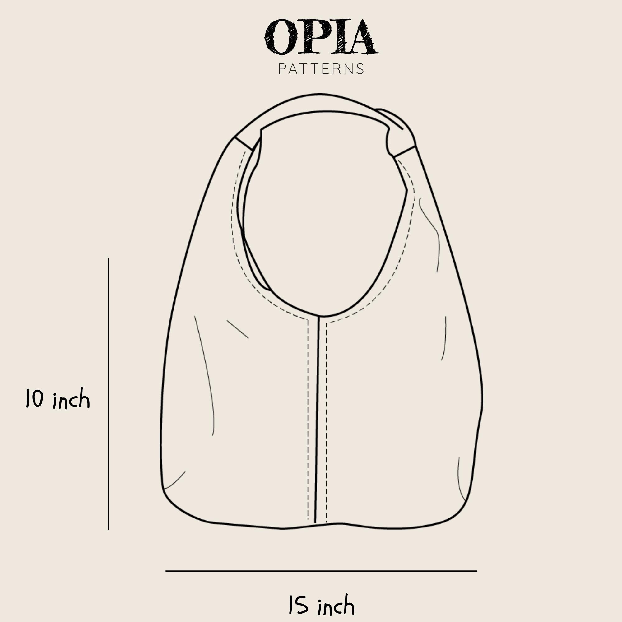 Hobo Bag Sewing Pattern | Beginner Friendly Tote (PDF Download) - Etsy