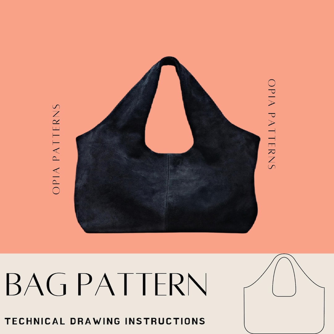 Easy Hobo Bag Sewing Pattern | Slouchy Shoulder Handbag (A4 PDF) - Etsy UK