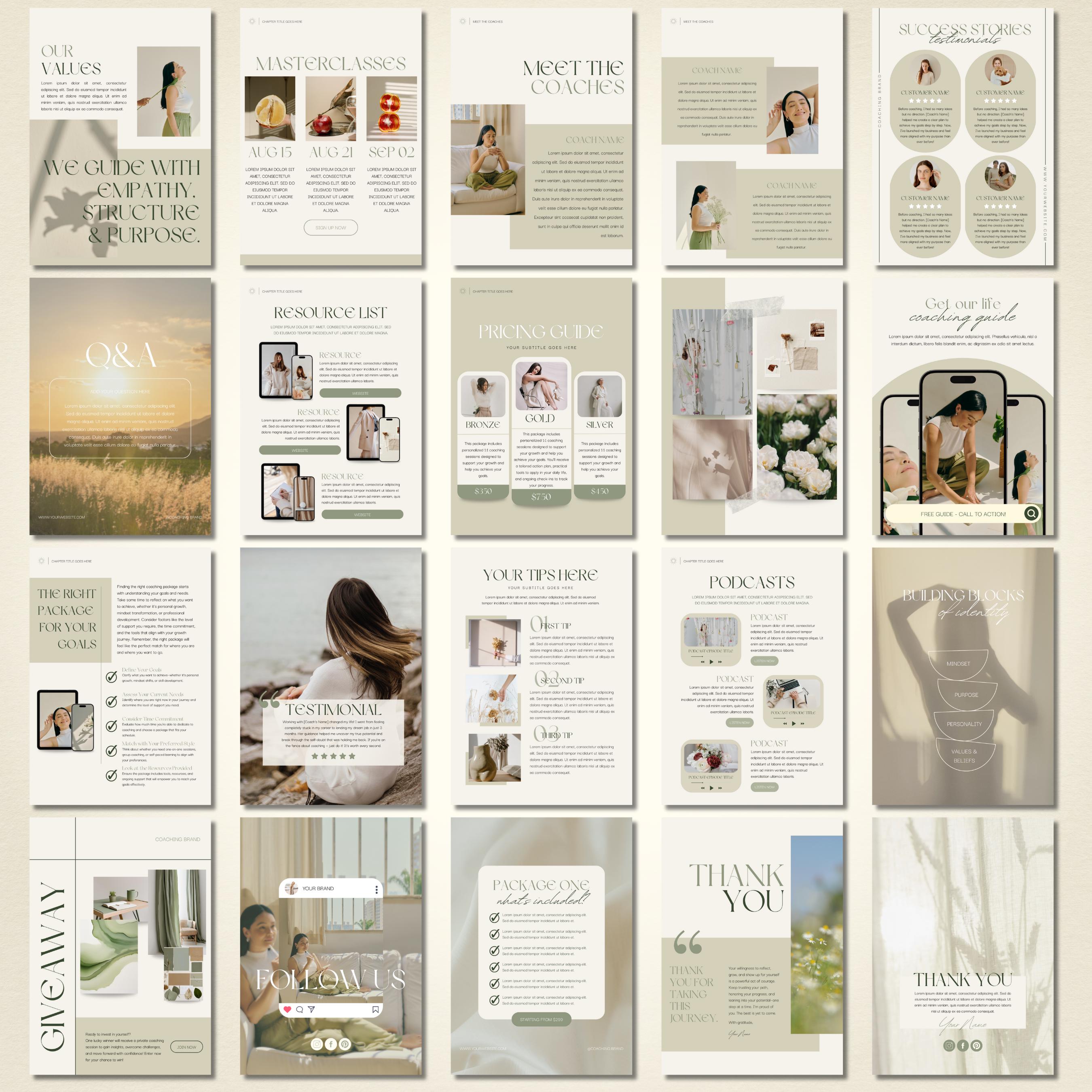 Lead magnet workbook for ebook promotion.