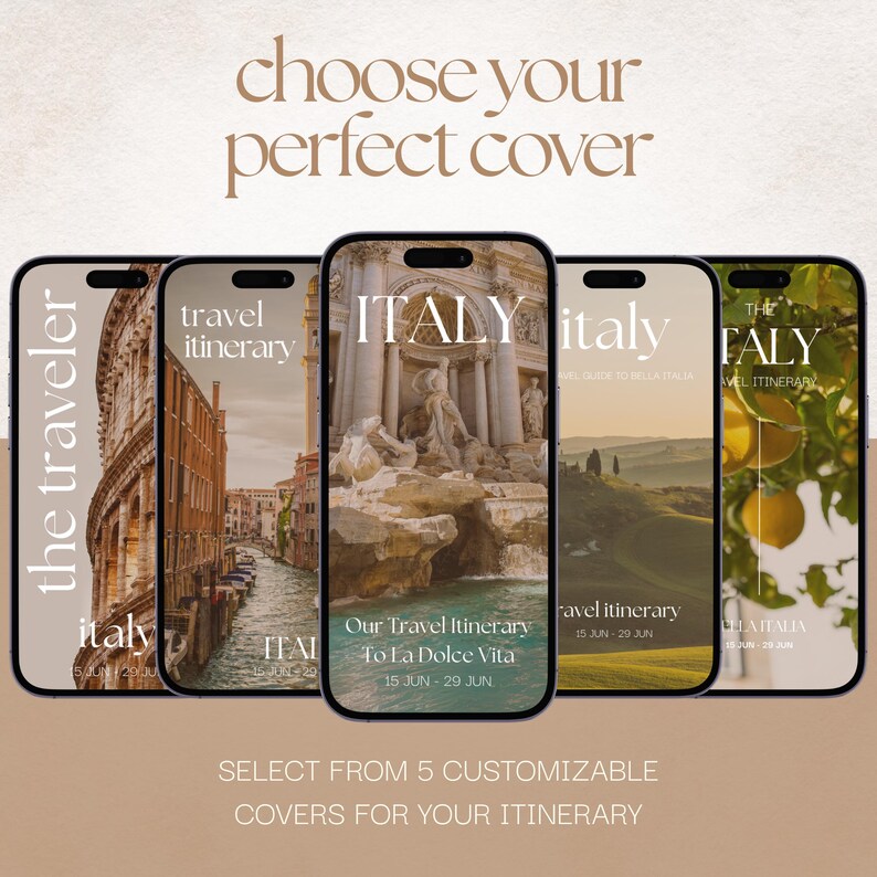 Itinerary Template
Weekend Itinerary
Travel Itinerary
Travel Guide
Travel Organizer
Travel Planner
Travel Social Media
Holiday Planner
Trip Itinerary Italy
Travel Agent Marketing
Vacation Planner
Canva Templates
Digital Itinerary