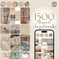 1500 Travel Instagram Templates: Social Media Travel Agent Branding Kit (Canva) product logo