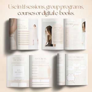 320-Page Coaching Workbook & Worksheet Template: Ebook Lead Magnet (Canva)