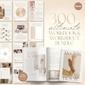 320-Page Coaching Workbook & Worksheet Template: Ebook Lead Magnet (Canva)