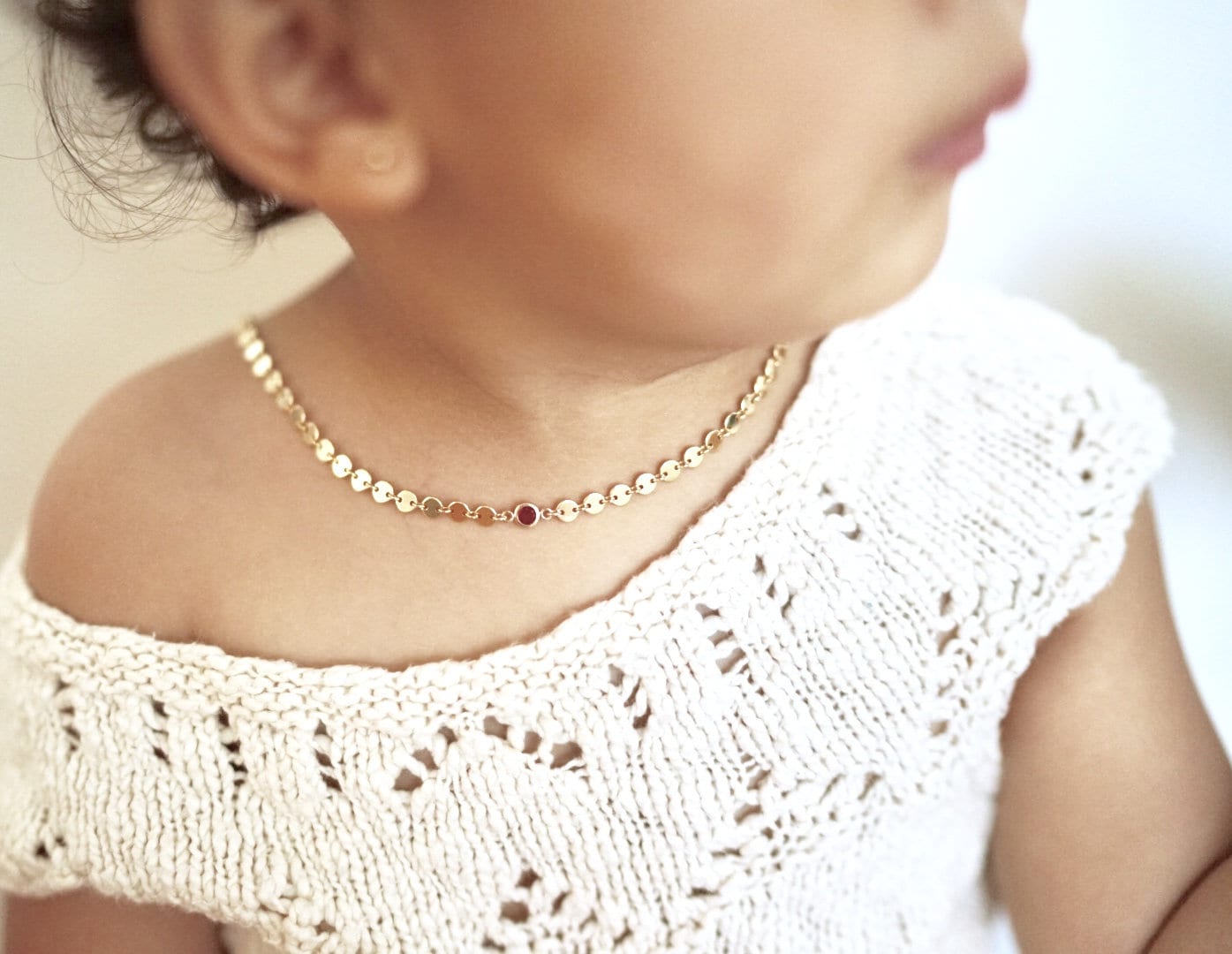 Baby Necklace Kids Necklace in 14k Gold Fill Kids Etsy
