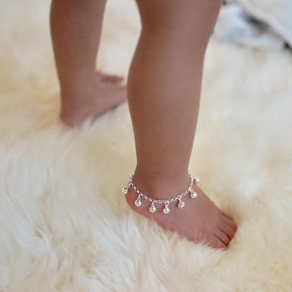 Jingle Baby Anklet | Bell Anklet for Baby | Traditional Cambodian Baby Anklet | Boho Baby Anklets | Baby Jewelry by Danita Apple