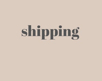 SHIPPING UPGRADE