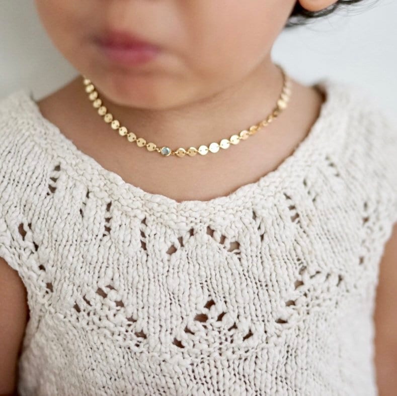 Baby Necklace Kids Necklace in 14k Gold Fill Kids Etsy