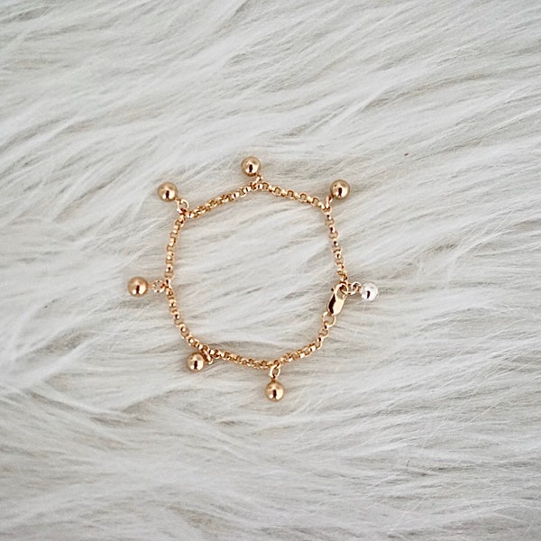 Baby Anklet 14K Gold Fill Baby Anklet | Cambodian Baby Anklet | Boho Baby Anklet | Gold Anklet for Baby | Gold Baby Bracelet by Danita Apple