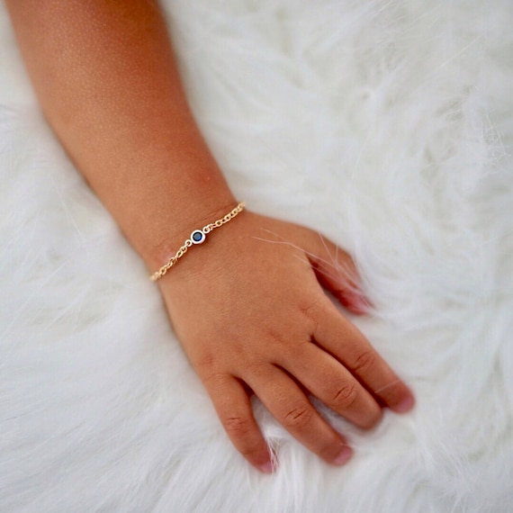 Little Girl Crystal Bracelet and Ring,baby Girl Ring and Bracelet,bracelet  With Ring,bracelet,bracelets,baby Bracelets,silver,crystals -  Denmark