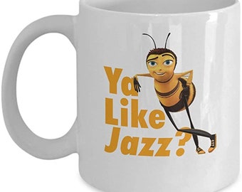 Ya Like Jazz Bee Movie Coffee Mug Cup, JASONBOXmas Mug, Ceramic Coffee Mugs, Ya like jazz Meme, Best Gift Ever, Best Friends Mugs