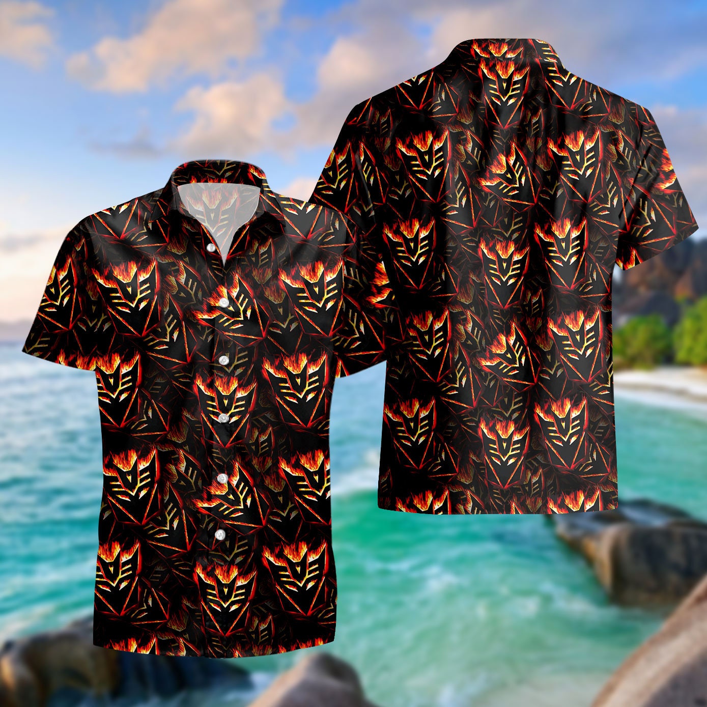 Decepticon transformer Hawaiian Shirt