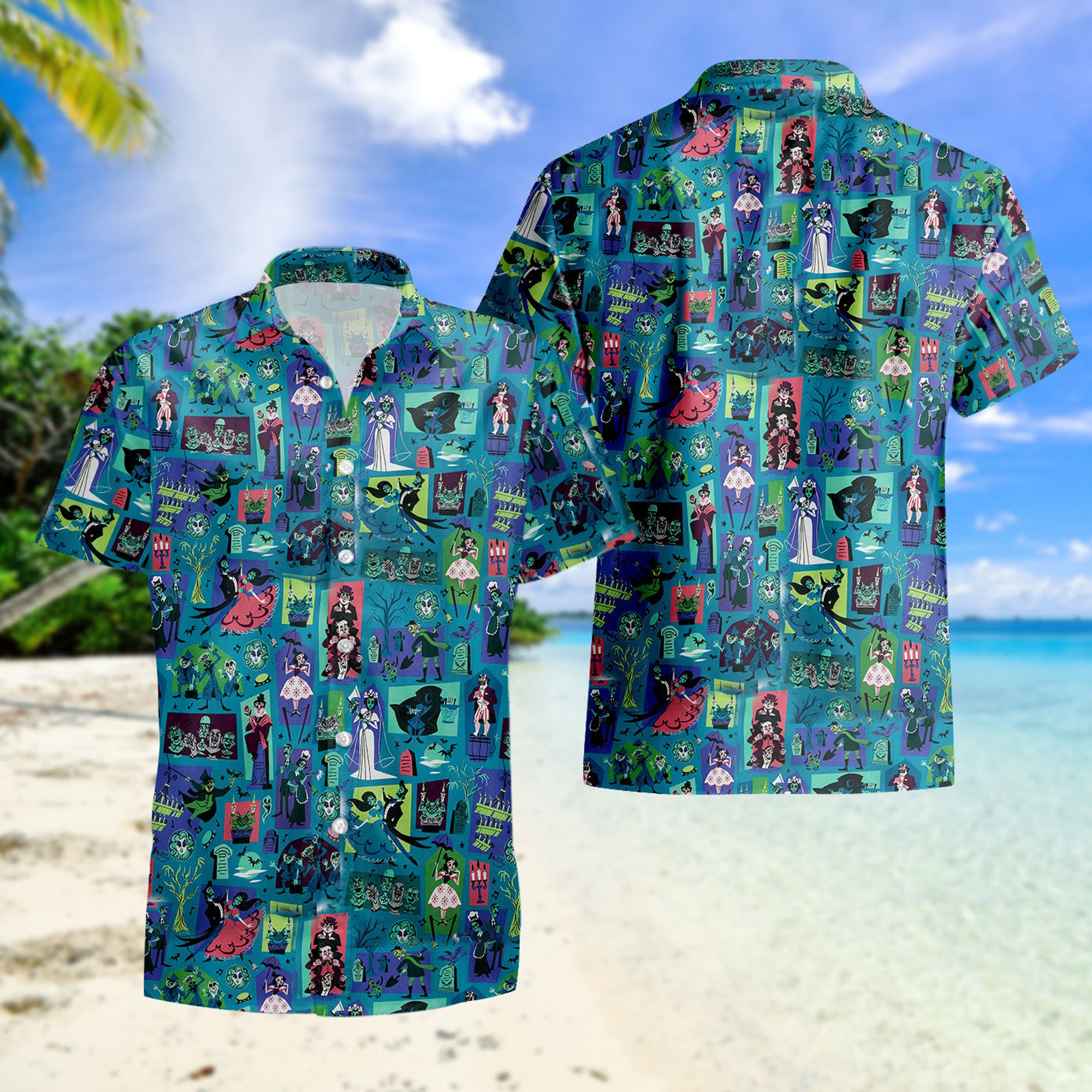 Haunted Mansion Hawaiian Shirt Haunted Mansion Hawaiian Shirt