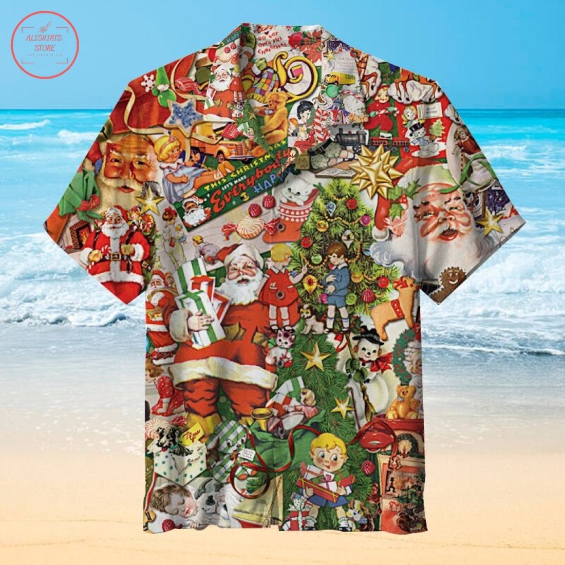 Discover Christmas Santa Hawaiian Shirt