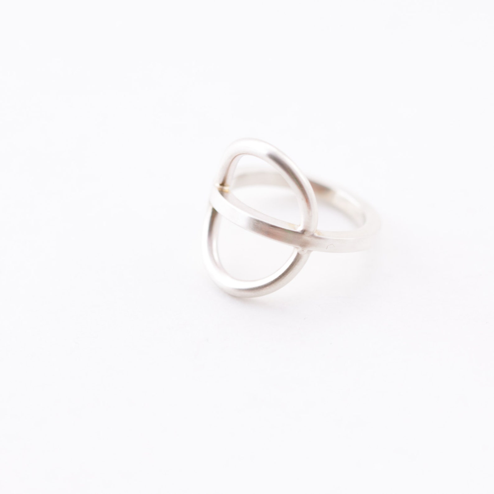 Sculptural and Airy Sterling Silver Ring a Super Sleek and | Etsy