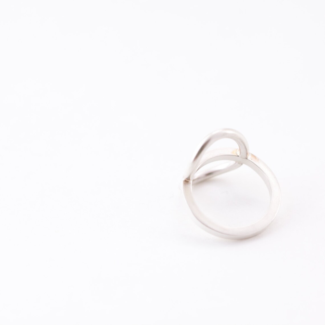 Sculptural and Airy Sterling Silver Ring a Super Sleek and - Etsy