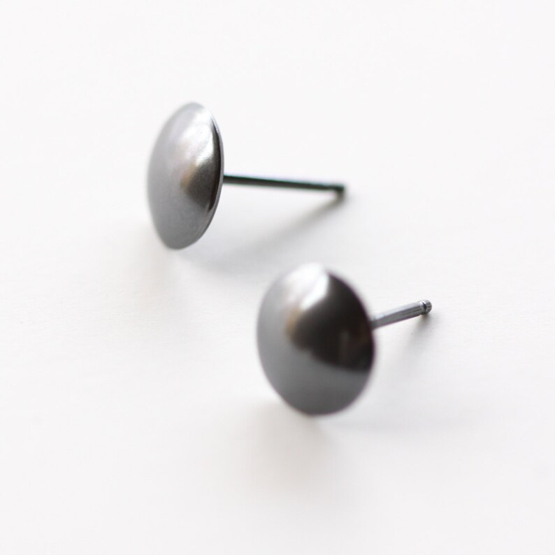sterling silver black studs