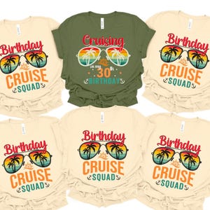 Birthday Cruise Custom Shirt, Matching Birthday Cruise Shirt, Birthday trip, Birthday Cruise Squad shirt, Birthday Cruise Crew Shirt, 400215