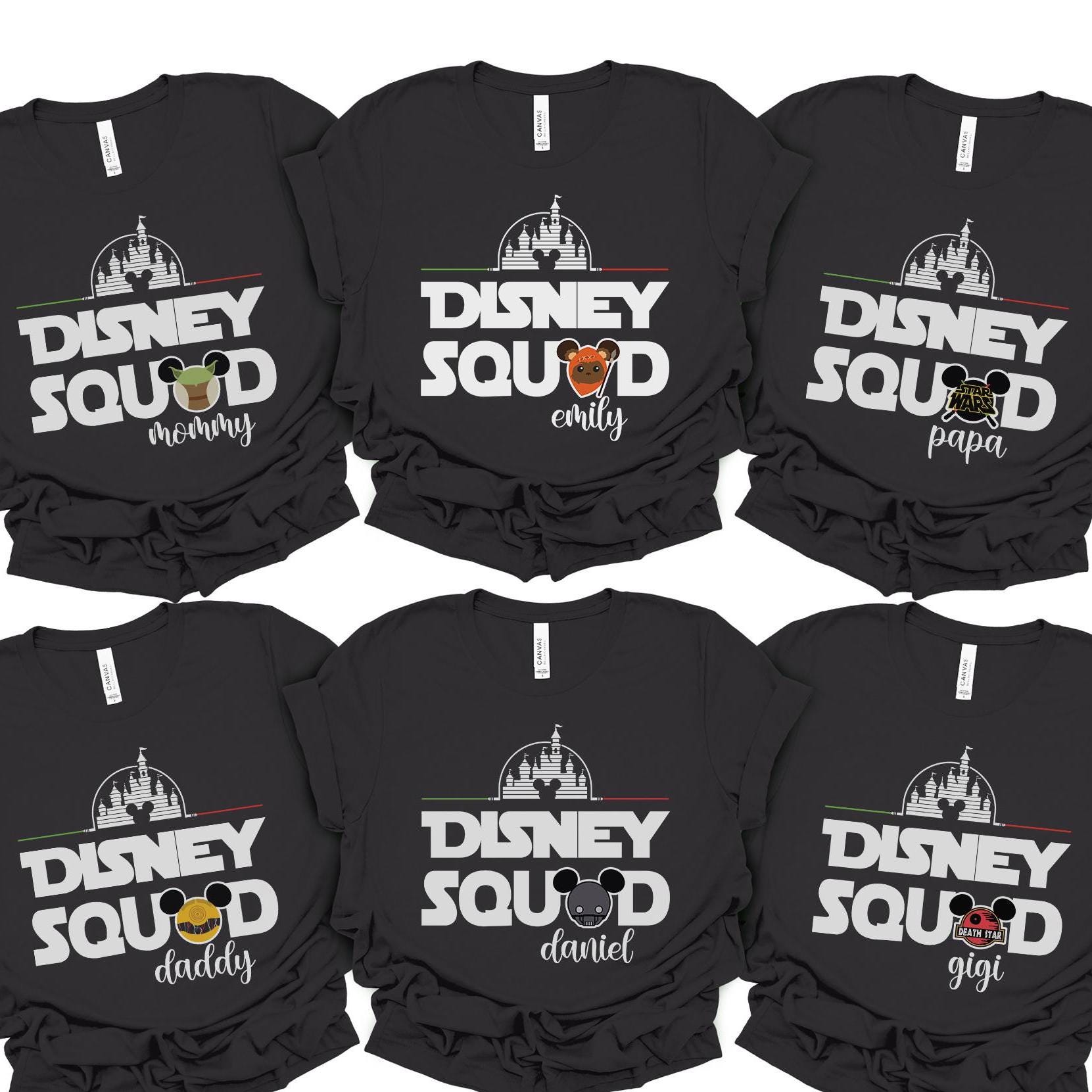 Personalized Disney Squad Shirt, Custom Disney Shirt, 2025 Disney Family Shirt, Disney Trip Shirt, Mickey & Friends Matching Shirt, 100941