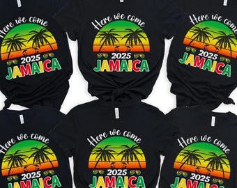 Jamaica Vacation Matching shirts, Here We Come Jamaica shirts, Jamaica Family shirts, Jamaica 2025 Trip , Jamaica Family Vacation ,400176