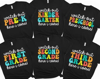 Back to School DTF Transfer, Pre-K Teacher Ready to Press, Kindergarten Iron On, Decal