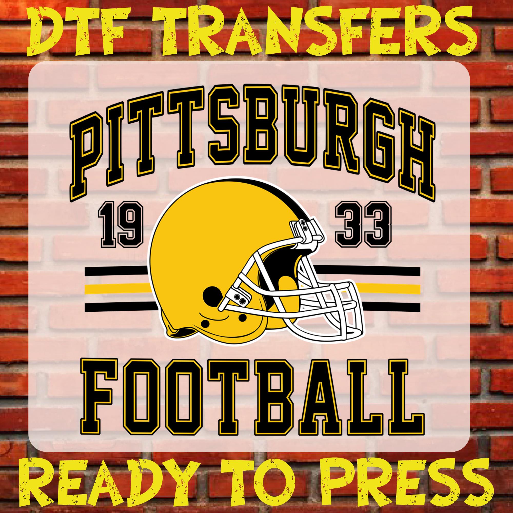 Steelers Football Sublimation Transfer – Ready To Press, Made In Texas, Hiipoo/A-Sub - View #5