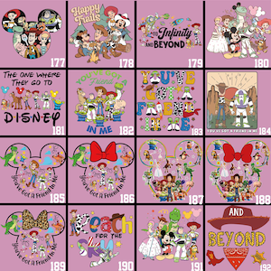 Disney Dtf Transfers Ready To Press, Matching Shirts Iron On, Disney Trip image 13