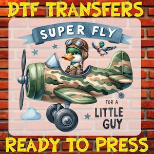 Boys Camo Duck Hunting Dtf, Baby Boy Hunting Dtf Transfer, Camo Dtf, Toddler Boy Hunting Ready To Press, Kids Hunting Iron On, Heat Transfer