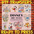 Disney Dtf Transfers Ready To Press, Matching Shirts Iron On, Disney Trip