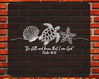 Be Still and Know That I am God Dtf Transfer, Christian Bible Verse, T Shirt Printing