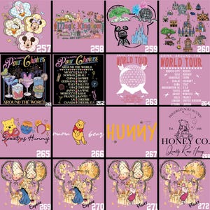 Disney Dtf Transfers Ready To Press, Matching Shirts Iron On, Disney Trip image 18