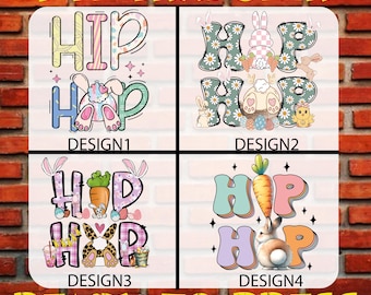 Hip Hop Easter Bunny Dtf Ready To Press, Kids Easter Bunny Iron On, Happy Easter Dtf, Funny Easter Heat Transfer, Easter Family, Cute Easter