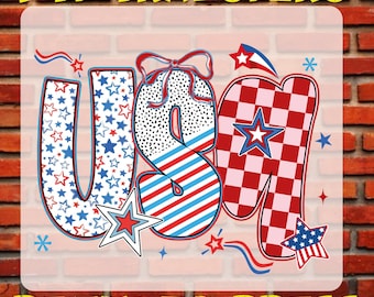USA Patriotic DTF Transfer, 4th of July Iron On, 250 Years Freedom, 250th Anniversary