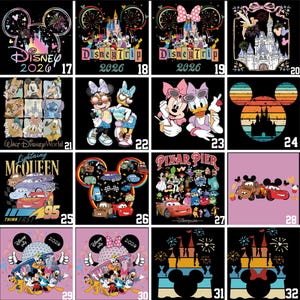 Disney Dtf Transfers Ready To Press, Matching Shirts Iron On, Disney Trip image 3