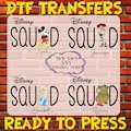 Custom Disney Squad Dtf Ready To Press, 2026 Family Disney Trip, Matching Iron On