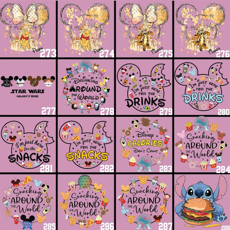 Disney Dtf Transfers Ready To Press, Matching Shirts Iron On, Disney Trip image 19