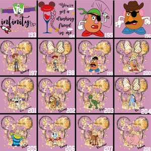 Disney Dtf Transfers Ready To Press, Matching Shirts Iron On, Disney Trip image 14
