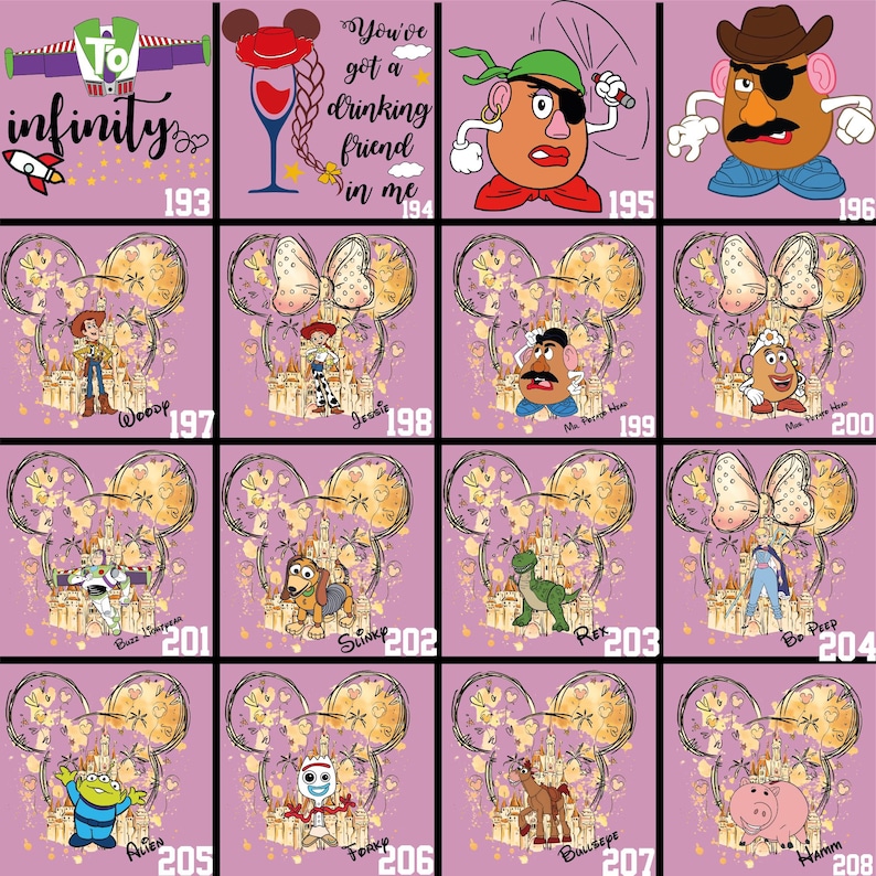 Disney Dtf Transfers Ready To Press, Matching Shirts Iron On, Disney Trip image 14