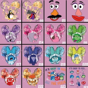 Disney Dtf Transfers Ready To Press, Matching Shirts Iron On, Disney Trip image 15