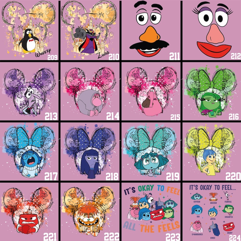 Disney Dtf Transfers Ready To Press, Matching Shirts Iron On, Disney Trip image 15